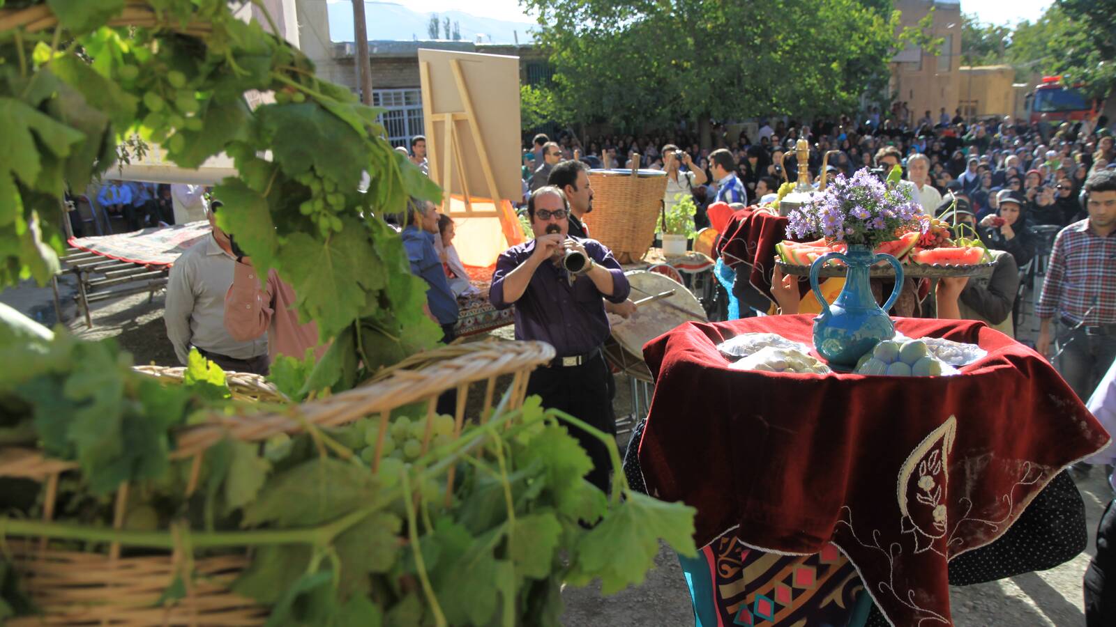 Jashn-e Angur (La fiesta de la uva) en iran